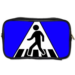 Cross Crossing Crosswalk Line Walk Toiletries Bag (Two Sides)