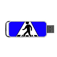 Cross Crossing Crosswalk Line Walk Portable USB Flash (One Side)