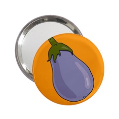 Eggplant Fresh Health 2 25  Handbag Mirrors by Mariart