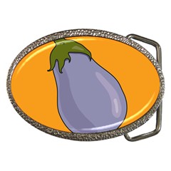 Eggplant Fresh Health Belt Buckles