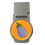 Eggplant Fresh Health Money Clips (Round)  Front