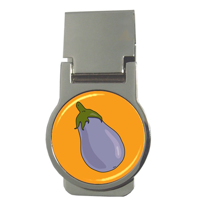 Eggplant Fresh Health Money Clips (Round) 