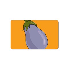 Eggplant Fresh Health Magnet (name Card) by Mariart