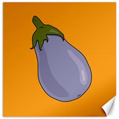 Eggplant Fresh Health Canvas 20  X 20  by Mariart