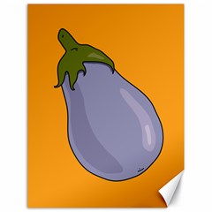 Eggplant Fresh Health Canvas 18  X 24  by Mariart