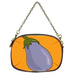 Eggplant Fresh Health Chain Purse (two Sides) by Mariart