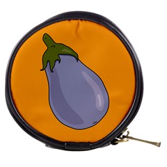 Eggplant Fresh Health Mini Makeup Bag by Mariart