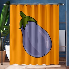 Eggplant Fresh Health Shower Curtain 60  X 72  (medium)  by Mariart