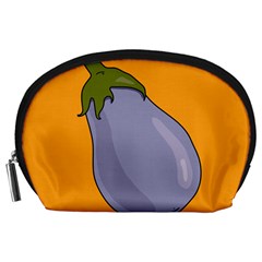 Eggplant Fresh Health Accessory Pouch (large) by Mariart