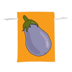 Eggplant Fresh Health Lightweight Drawstring Pouch (l) by Mariart