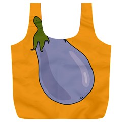 Eggplant Fresh Health Full Print Recycle Bag (xxl) by Mariart