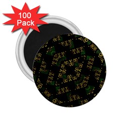 Modern Geometric Print 2 25  Magnets (100 Pack) 