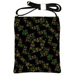 Modern Geometric Print Shoulder Sling Bag by dflcprintsclothing