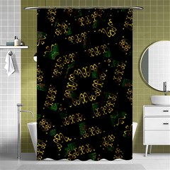 Modern Geometric Print Shower Curtain 48  X 72  (small) 