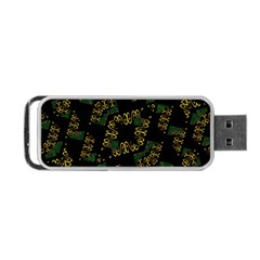 Modern Geometric Print Portable Usb Flash (one Side)