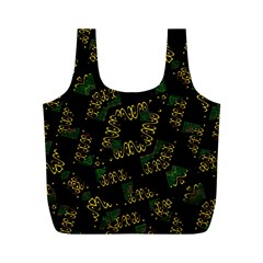 Modern Geometric Print Full Print Recycle Bag (m) by dflcprintsclothing