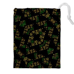 Modern Geometric Print Drawstring Pouch (5xl)