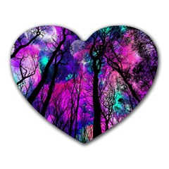 Fairytale Forest Heart Mousepads by augustinet