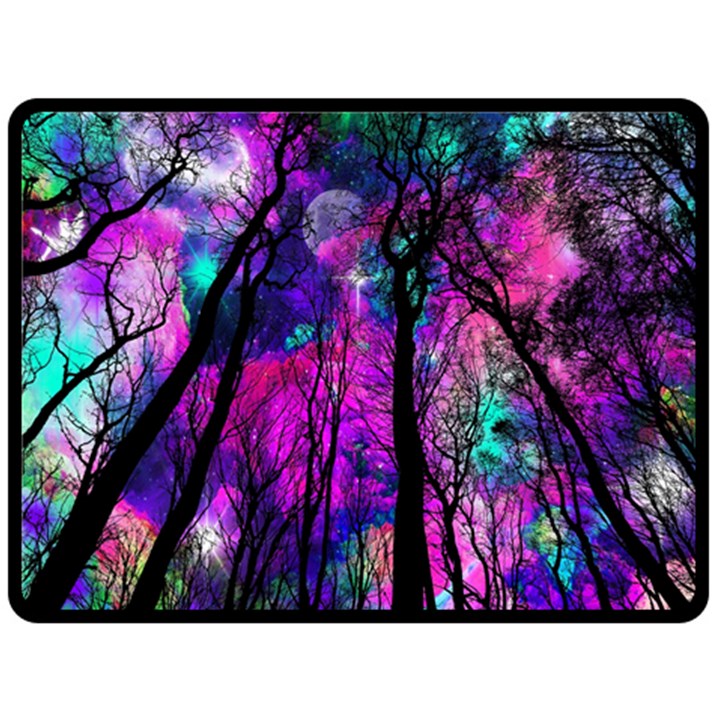 FAIRYTALE FOREST Fleece Blanket (Large) 