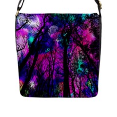 Fairytale Forest Flap Closure Messenger Bag (l) by augustinet