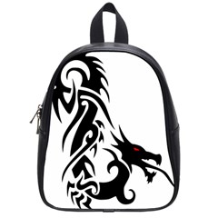 Black Dragon Animal School Bag (small) by HermanTelo