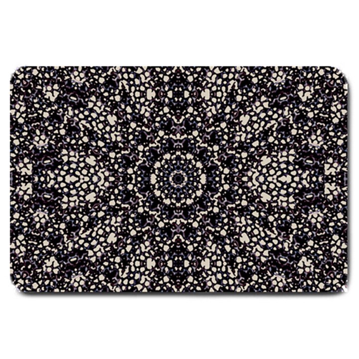 Modern Baroque Print Large Doormat 