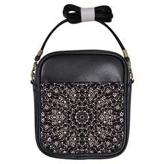 Modern Baroque Print Girls Sling Bag