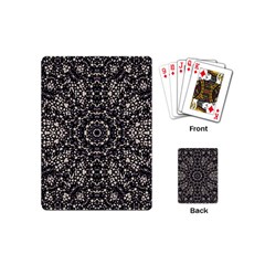 Modern Baroque Print Playing Cards Single Design (mini) by dflcprintsclothing