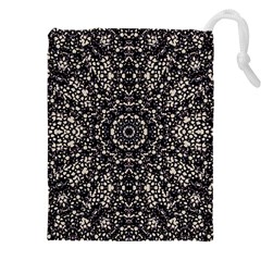 Modern Baroque Print Drawstring Pouch (5xl) by dflcprintsclothing