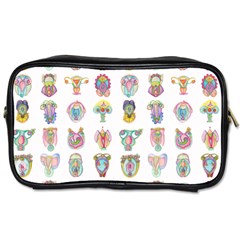 Female Reproductive System  Toiletries Bag (one Side) by ArtByAng