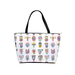 Female Reproductive System  Classic Shoulder Handbag by ArtByAng