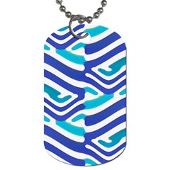 Colored Abstract Print1 Dog Tag (one Side) by dflcprintsclothing