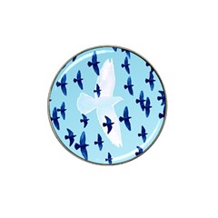 Illustrations Birds Flying Hat Clip Ball Marker (4 Pack)