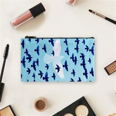 Illustrations Birds Flying Cosmetic Bag (small)