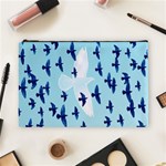 Illustrations Birds Flying Cosmetic Bag (Large) Front