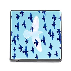 Illustrations Birds Flying Memory Card Reader (square 5 Slot) by HermanTelo