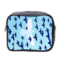 Illustrations Birds Flying Mini Toiletries Bag (two Sides)