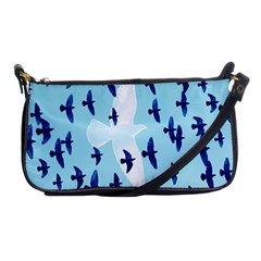 Illustrations Birds Flying Shoulder Clutch Bag by HermanTelo