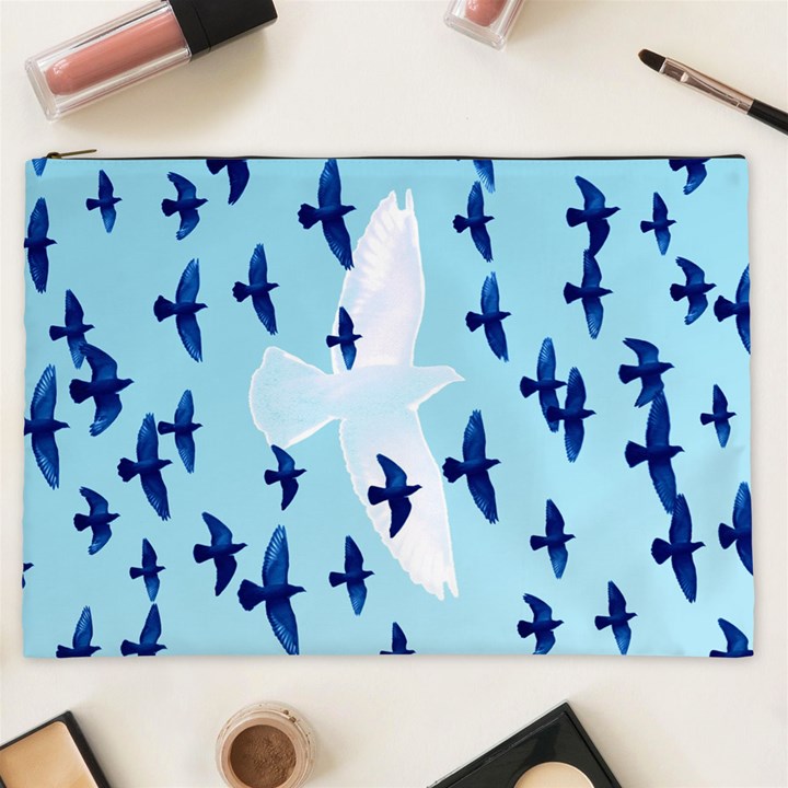 Illustrations Birds Flying Cosmetic Bag (XXL)