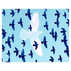 Illustrations Birds Flying Double Sided Flano Blanket (medium) 