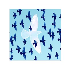 Illustrations Birds Flying Small Satin Scarf (square)