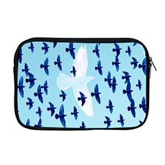 Illustrations Birds Flying Apple Macbook Pro 17  Zipper Case