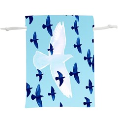 Illustrations Birds Flying  Lightweight Drawstring Pouch (xl) by HermanTelo