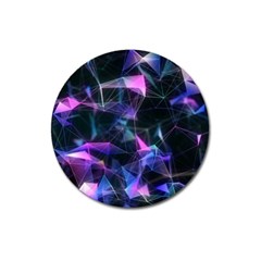 Abstract Atom Background Magnet 3  (round) by Mariart