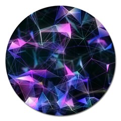 Abstract Atom Background Magnet 5  (round) by Mariart