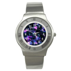 Abstract Atom Background Stainless Steel Watch by Mariart