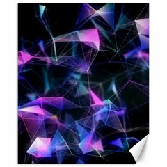 Abstract Atom Background Canvas 16  X 20  by Mariart