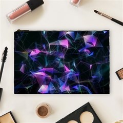 Abstract Atom Background Cosmetic Bag (large) by Mariart