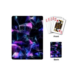 Abstract Atom Background Playing Cards Single Design (mini)