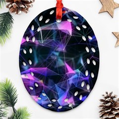 Abstract Atom Background Ornament (oval Filigree) by Mariart